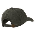 thumbnail image 4 of Star of David Embroidered Washed Dyed Cap - Black OSFM, 4 of 5