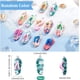 thumbnail image 2 of 1 caja de 30 dijes de chanclas de arcilla, colgantes para hacer tú mismo, mini dijes de zapatillas, dijes de arcilla polimérica de colores., 2 of 9