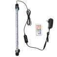 thumbnail image 1 of Luz de acuario con sincronización ajustable, fuerte potencia de penetración, luz LED sumergible para acuario, 110-240V, 18 cuentas de lámpara, enchufe estadounidense, 1 of 5