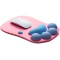 thumbnail image 1 of Tech Mouse Pad with Gel Wrist Rest Support, Non-Slip Rubber Base Pain Relief Comfort Wrist Rest Pad for Home, Office Easy Typing, Figure Painting (Pink), 1 of 1