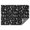 Black Gothic Skull, variant on Black Gothic Skull Star Pattern Rectangle Tablecloth 60"x84",Waterproof Polyester Rectangle Table Cloth, Wipeable Spillproof Polyester Tablecloth for Dining, Camping, Indoor and Outdoor