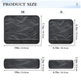 thumbnail image 3 of ALAZA Gray Wave Lines Car Seat Belt Adjuster Neck Covers Shoulder Cushions Pads M, 3 of 8