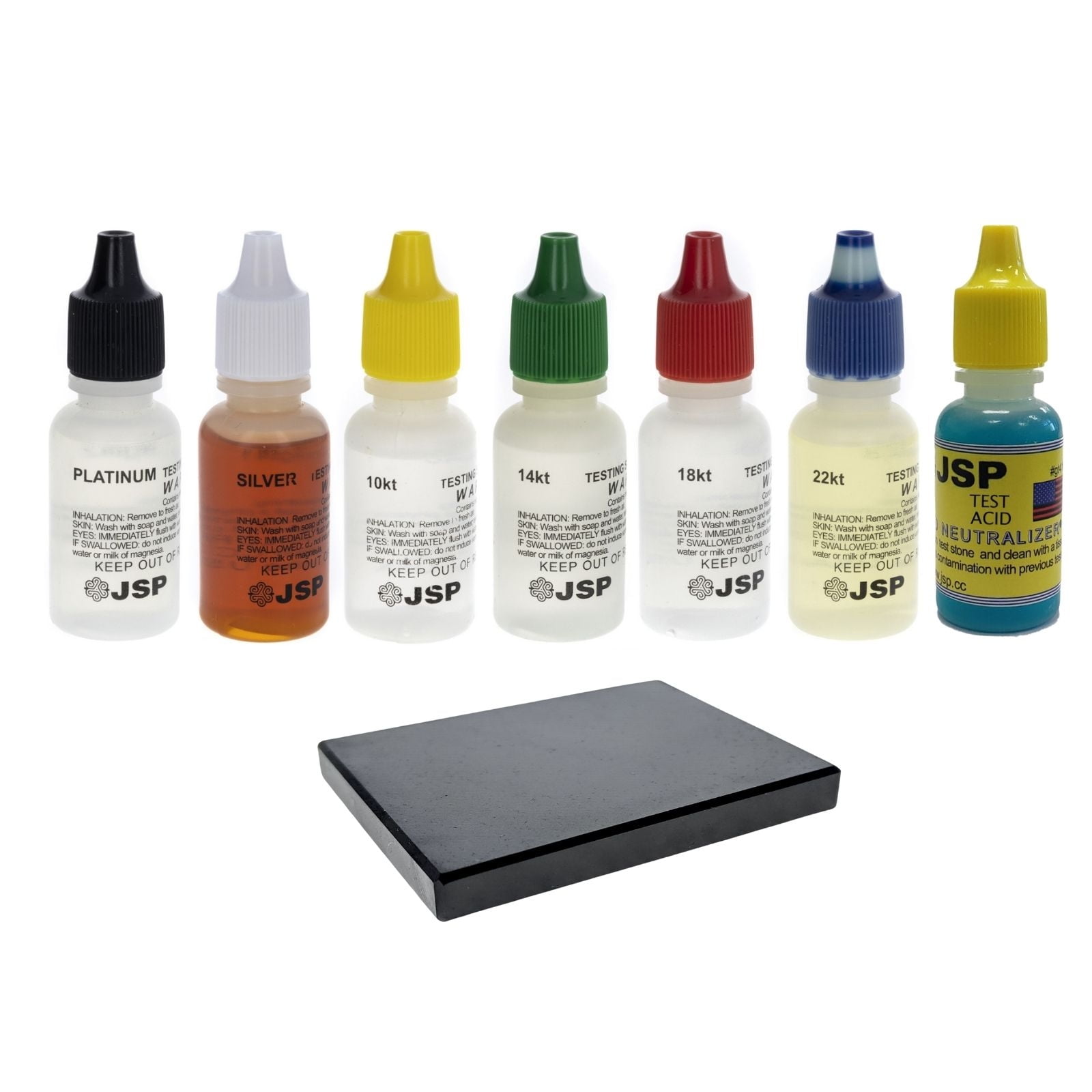 ToolTreaux 8pc Deluxe Silver Gold Platinum Acid Testing Kit Testing