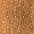 thumbnail image 1 of Ahgly Company Indoor Square Oriental Orange Industrial Area Rugs, 3' Square, 1 of 4