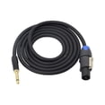 thumbnail image 1 of Cable de altavoz XMSJSIY Speakon macho a conector 1/4 TS de 2 m 14 AWG, 1 of 6