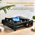 Wobythan Portable Camping Stove Butane Gas Stove Cassette Furnace Outdoor Travel Picnic Cooker Camp Stove Hiking Cookware