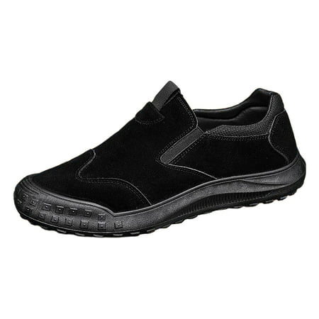 KELINFONG Slip on Shoes for Men Casual Walking Loafers with Arch Support Lightweight Non Slip Sneakers