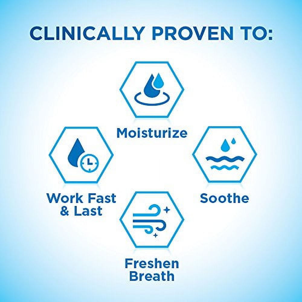 Biotene Oral Rinse Mouthwash for Dry Mouth, Breath Freshener and Dry Mouth Treatment, Fresh Mint - 33.8 fl oz