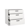 thumbnail image 3 of Tvilum Sofia 3 Drawer Dresser for Adults, White, 3 of 15