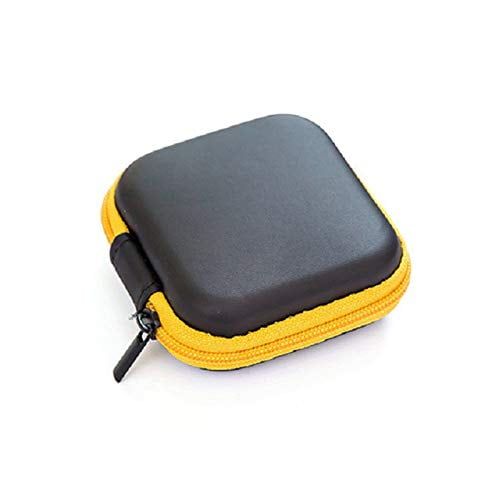 Estuche para auriculares-Bolsa de almacenamiento para auriculares-Bolsa de transporte para auriculares-Estuche cuadrado para auriculares-Estuches para auriculares oso de fresa Electrónica