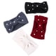 thumbnail image 2 of GOOHOCHY Diadema tejida elástica para mujer con perla de lana 4pcs para invierno, 2 of 8