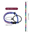 thumbnail image 2 of Mango de paracord, correa para botella de agua, correa de tapa de paracord, rojo/blanco/azul, 2 of 6