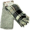 thumbnail image 3 of Emanuel Geraldo Womens Infinity Scarf 2-Pack, Pink Plaid Gray - NEW, 3 of 5
