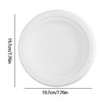 thumbnail image 3 of YFKFYTG Kitchen Utensils & Gadgets,Disposable Round Cutlery Paper Plates Disposable Pulp Molded Party Plates, 3 of 6