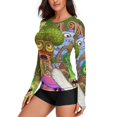 thumbnail image 2 of My Singing Monsters Women's Sunscreen Shirt Long Sleeve Workout Tops Crewneck Soft Comfy Tees Casual T-Shirt L, 2 of 7