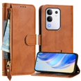 thumbnail image 1 of FOXDOCK Funda Tipo Cartera para Xiaomi Redmi 13x Cuero PU con Cremallera y Correa de Muñeca, Ranuras para Tarjetas, Soporte Plegable, Cierre Magnético, 1 of 5