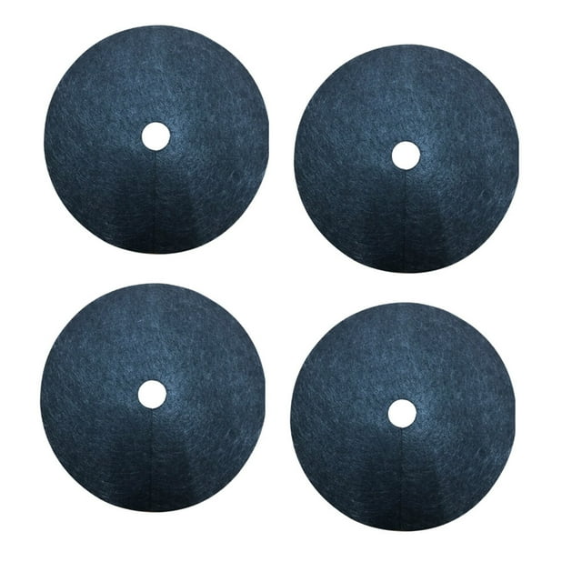 4pcs Tree Mulch Rings Ground Mats Outdoor Convenient Protective Trees Simple Weed Control Protective Mat Gardening Tool Plant Care Protector 72cm * inner 8cm
