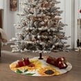 thumbnail image 6 of Bingfone Christmas Tree Skirt Mat Christmas Decoration Interior 30"-Sunflower, 6 of 8