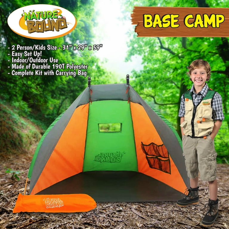 Nature Bound: Base Camp - Green & Orange - 2 Person/Kids Size Nature Bound: Base Camp - Green & Orange - 2 Person/Kids Size