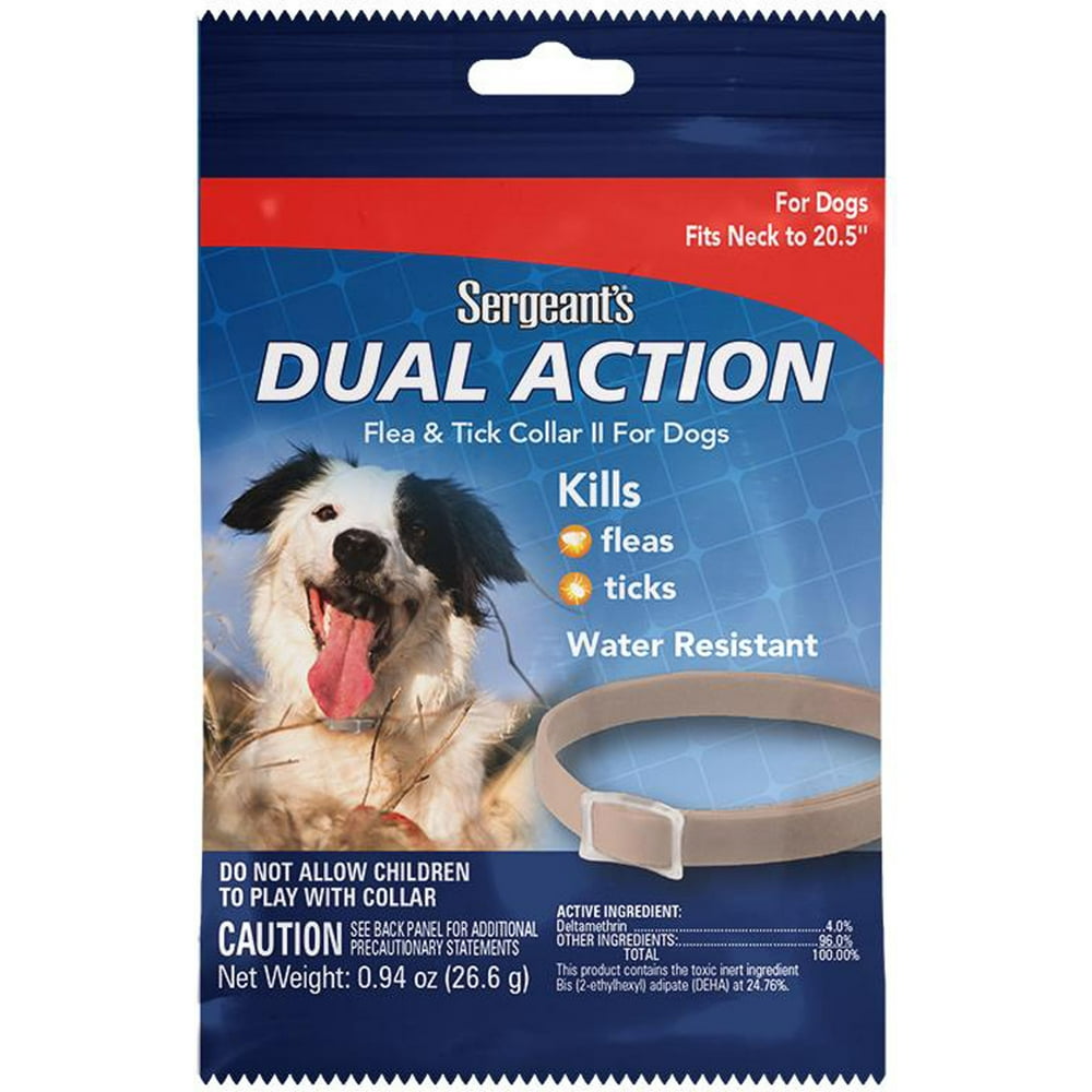 Sergeant's Dual Action Flea and Tick Collar II For Dogs