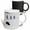 Multicolor, variant on 3drose, Wy, Yellowstone Np. American Bison Bull Foraging Beneath the Snow., 11oz Two-tone Yellow Mug