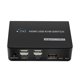thumbnail image 2 of Conmutador KVM HDMI 4K 8K Puerto USB2 dos en uno Pantalla dividida Teclado y mouse compartido, 2 of 4