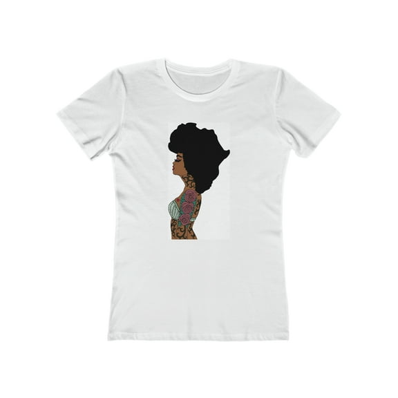 Soluvd Women's Goddess Africa Boyfriend Tee