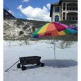 Impact Canopy 8 ft. Rainbow Beach Umbrella with Carry Bag