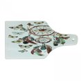 thumbnail image 1 of Feather Cutting Board, Dream Catcher with Butterflies and All Seeing Eye Watercolor Style, Decorative Tempered Glass Cutting and Serving Board, Wine Bottle Shape, Multicolor, by Ambesonne, 1 of 1
