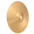 thumbnail image 4 of HLONK 8 Inch Brass Crash Ride Hi-hat Cymbals Brass Cymbal for Players Beginners Percussion Instrument (Golden), 4 of 10