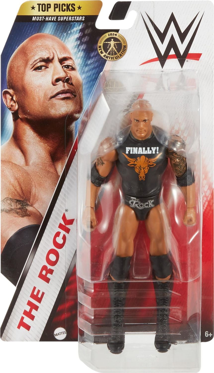 WWE  Grands Champions  Figurine articulée  15,24cm  The Rock