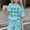 Blue#1, variant on SERTG Girls St Patricks Day Set Luckly Shamrock Print T-Shirt and Shorts Casual Round Neck Short Sleeve Holiday Celebration Everyday Wear Kids Tee Festive Apparel(White#1,14-15 Years)