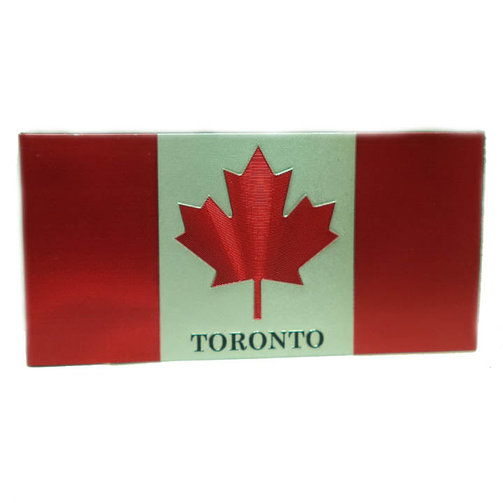 Aimant Frigo 3D Canada Feuille D'Érable - Souvenir Touristique Déco Cuisine - 9x7cm