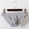 thumbnail image 1 of Calzoncillos sin costuras para hombre, de seda de hielo, de cintura baja, de una pieza, sin costuras, de secado rápido, para jóvenes, 1 of 6
