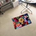 thumbnail image 4 of SIfdSeng Get it Fast Floral Velvet Door Mat Luxe Wool Rug for Entryway & Bathroom (Dirt & Durable), 4 of 6