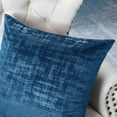 thumbnail image 2 of Home Soft Things Textured Velvet 2 Piece Pillow Shell Set - Majolica Blue - 26" x 26", 2 of 4