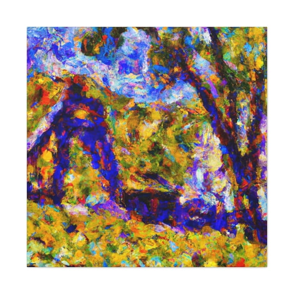 Vibrant Brushstrokes Bliss - Canvas