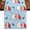 Sky Blue, variant on Table Runners 60 Inches Long Dress Scarves, Merry Christmas Farmhouse Kitchen/Dining Table Runner, Small Coffee Tablerunners, Santa Claus Xmas Winter Leaves Snowflake Sky Blue 13x60 Inch