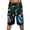 Black, variant on Mens Vacation Shorts Summer Beach Swim Trunks Full Print Comfortable Drawtring Swimming Surfing Board Shorts