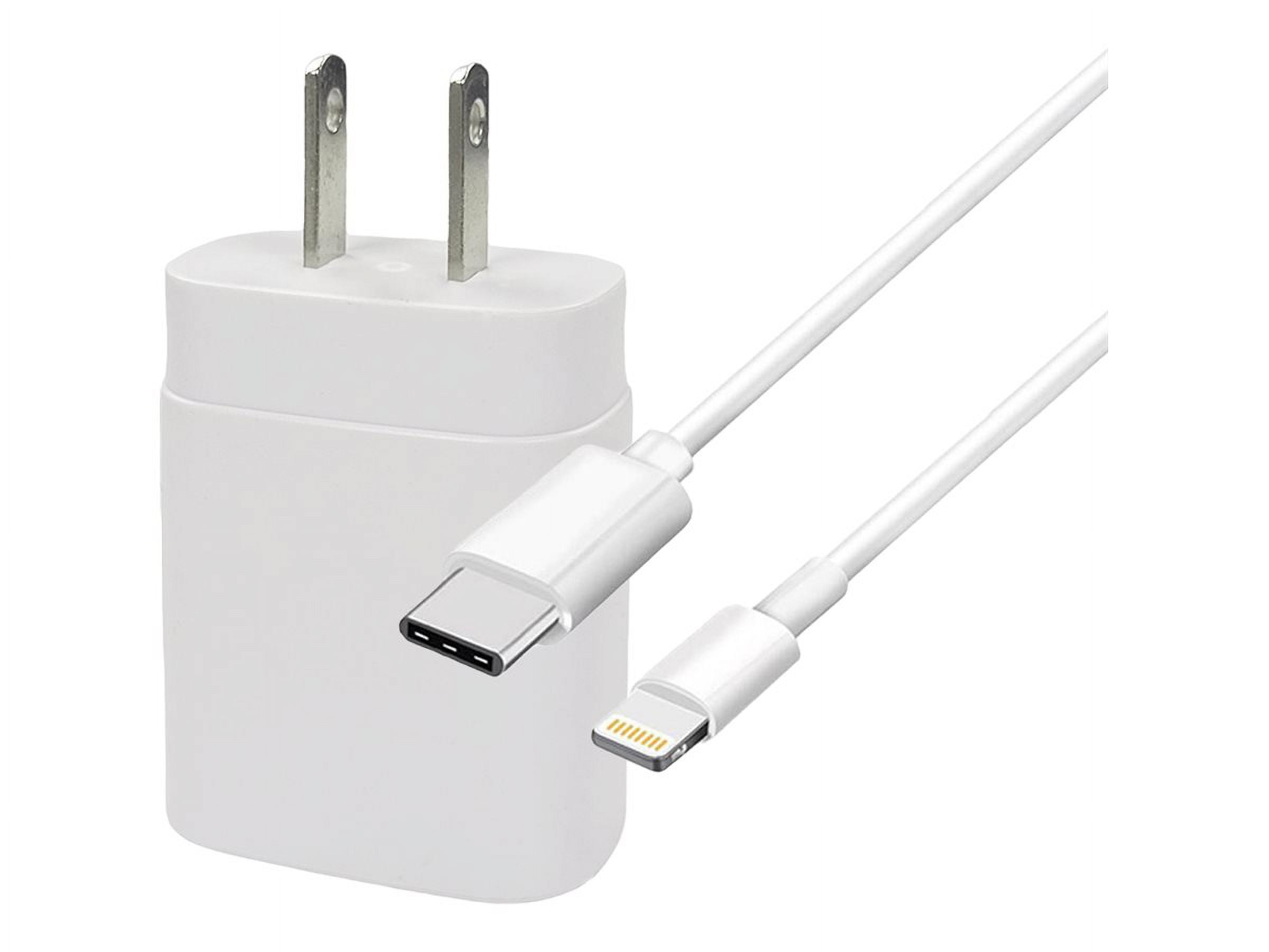 4XEM 4XIPHN13KIT3 White iPhone 13 Kit with 20W USB-C Charger and 3FT USB-C to 8-Pin Cable