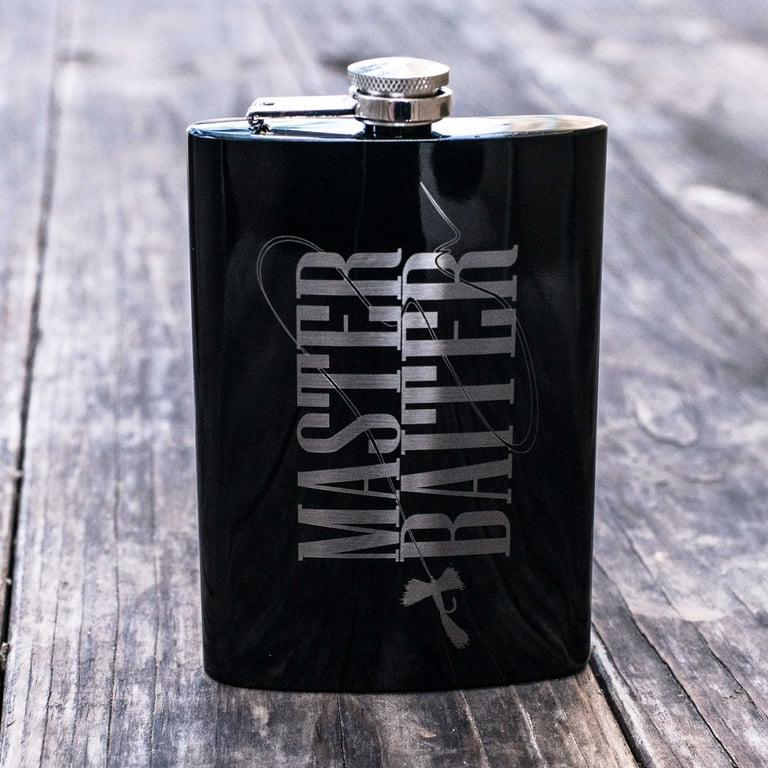 8oz BLACK Flyfishing Master Baiter Flask 8oz BLACK Flyfishing Master Baiter Flask
