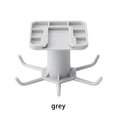thumbnail image 3 of kurtrusly Kitchen Hanger Self-adhesive Replacement Solid Color Rotatable 6 Claw Detachable Cup Brush Rack Holder Accessories Grey 1Set, 3 of 6