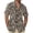 Beige*, variant on RUTAYY Men's Shirts Casual Short Sleeve Turndown Collar Leopard Print Button Down Summer Outdoor Party Holiday Beach Blouse
