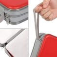 thumbnail image 2 of CD Case Hard, 96 Capacity Plastic Portable Travel CD Case Protective Zipper DVD Case Holder Disc Car Storage Wallet Bag (96 Capacity, Red), 2 of 6