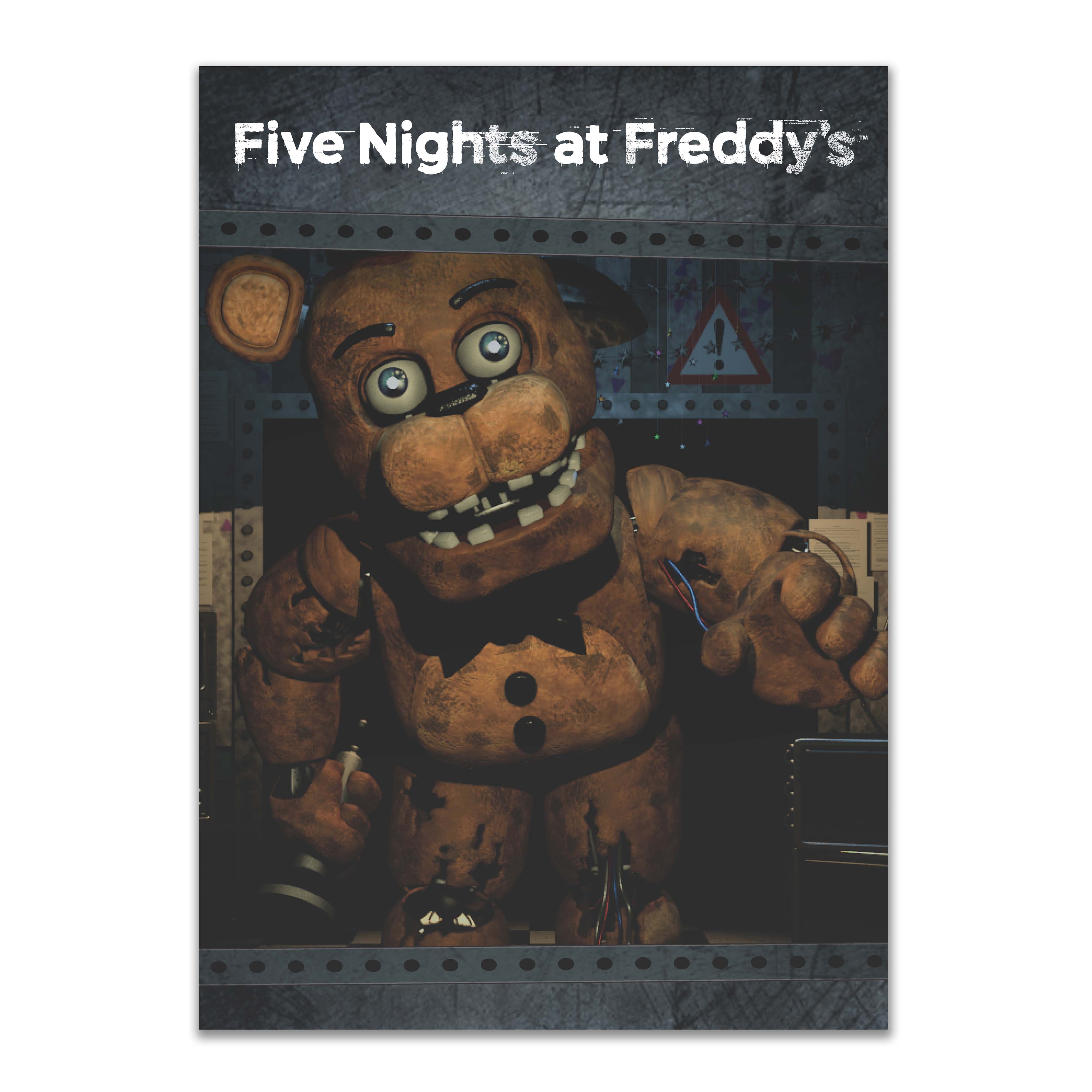 FIVE NIGHTS AT FREDDY'S - Freddy Fazbear Animatronic Bundle (11 Items, Blinking Eyes w/ Lights & Sounds)