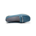 thumbnail image 4 of Fangasis Womens Flats Breathable Loafers Comfort Casual Shoes Work Fashion Boat Shoe Light Blue 10.5, 4 of 8