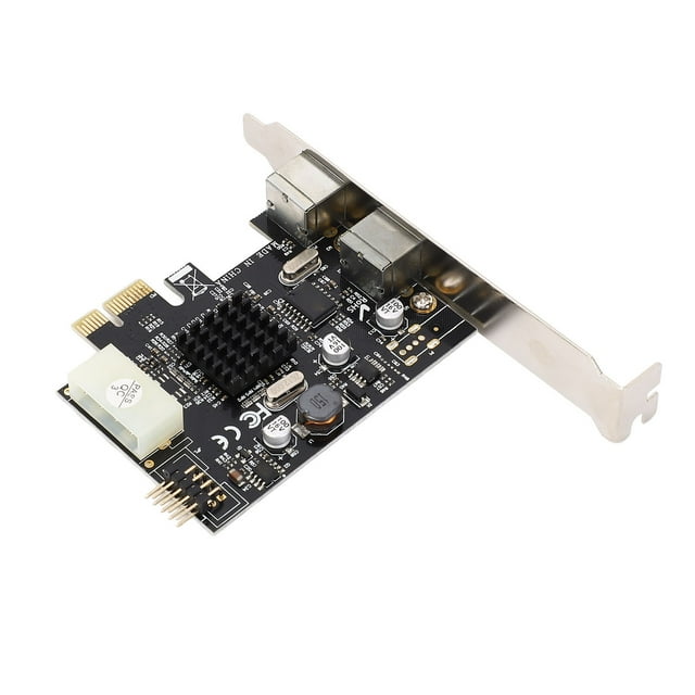 Tarjeta de expansión pcie a PS/2, Tarjeta de Expansió del Mouse del Matón del Teclado Cerrado Cerrado McS9990CV Chip 2 Puertos PS/2 PIN USB2.0 PC PC