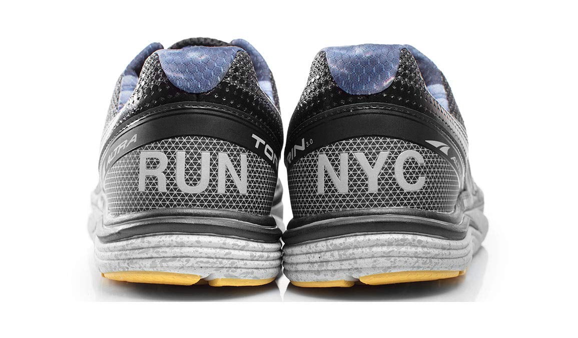 Altra Women's Torin 3.0 Lace-Up Running Shoes NYC Marathon Black/Gray (6.0M)