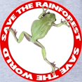 thumbnail image 2 of CafePress - FIN Save Rainforest Treefrog Baby Football Bodysui - Cute Infant Baby Football Bodysuit, 2 of 3