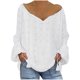 thumbnail image 1 of Sudadera con cremallera,Blusa estampada de un solo hombro para mujer, talla grande, manga corta, informal, de poliéster, corte holgado para uso diario, sopatenor, 1 of 5